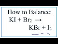 Balancing Chemical Equations Steps
