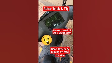 Wow 😮 No need to wait till Ather switches ON #ather450x #shortvideos #shorts #viral