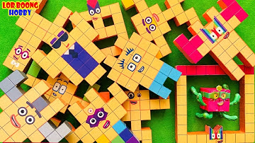 Meet Numberblocks NEW 28 Puzzle Tetris Shape| ASMR chirping of birds