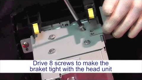 Alpine INE-Z928E installation with Perfect Fit Kit in Mazda3