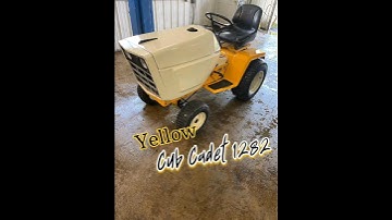 Cub Cadet 1282 Lawnmower - Built A Yellow 1282 #cadets #cubcadet #lawnmower