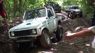 ジムニー　真夏のヌルヌル廃道探検③　JB23 JA11 SJ30