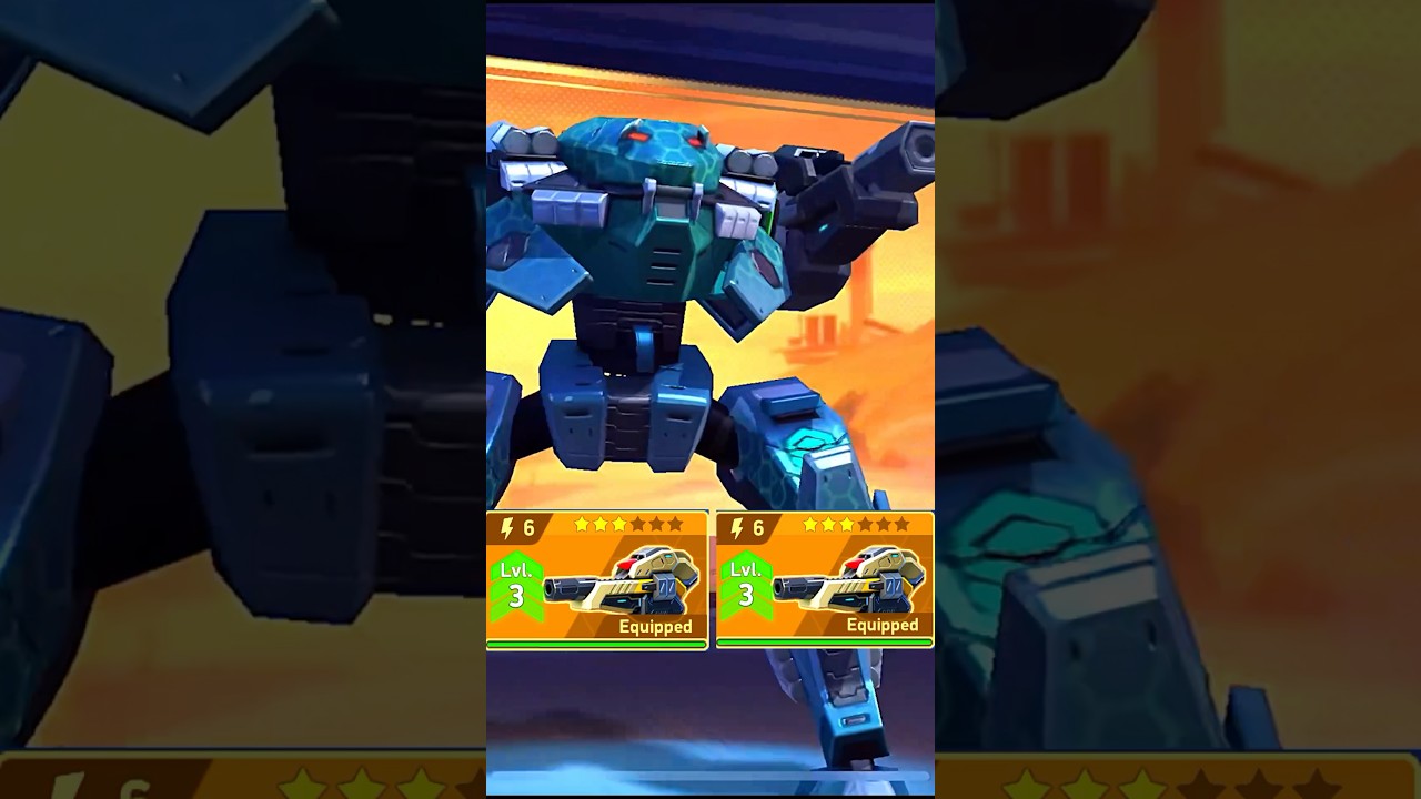 Ares robot 🤖 with Viper 6 gun 🔫 in Mech Arena ! Gameplay Now 