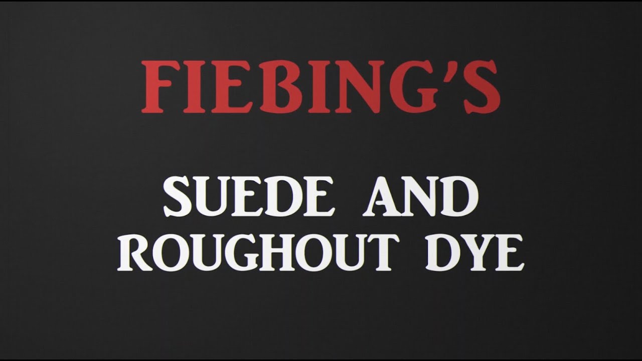 Fiebing's Black Suede Dye (4oz) - Brightens and Restores Roughout Leather  Shoes - Remains Flexible When Dry, Won't Crack or Peel - Dye is Permanent