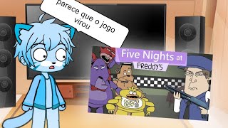 poppy playtime reagido a Five nights at freddy's a caçada @crocodilao