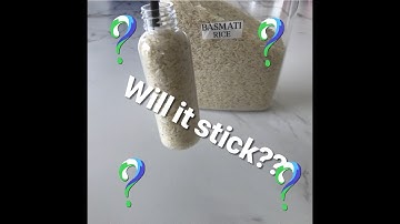 Friction Experiment Using Rice