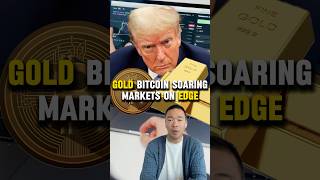 Trump-driven inflation fears send gold &amp; bitcoin soaring. See why markets are on edge. #gold #money