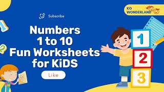 Numbers Worksheet | count and match the number | #numbersforkids #worksheet #counting