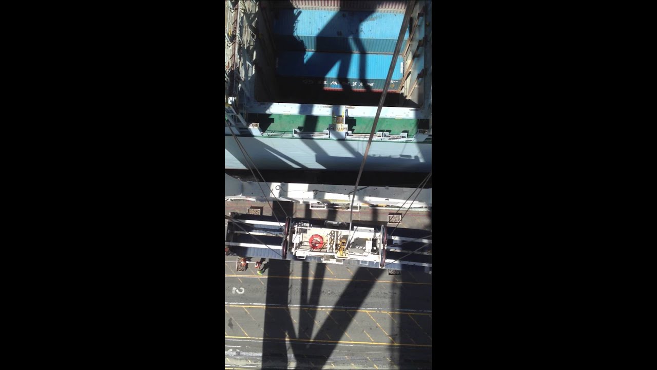 Container crane Operation