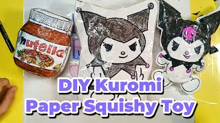 Create Your Own Adorable Kuromi Paper Squishy Toy With This Diy Tutorial!