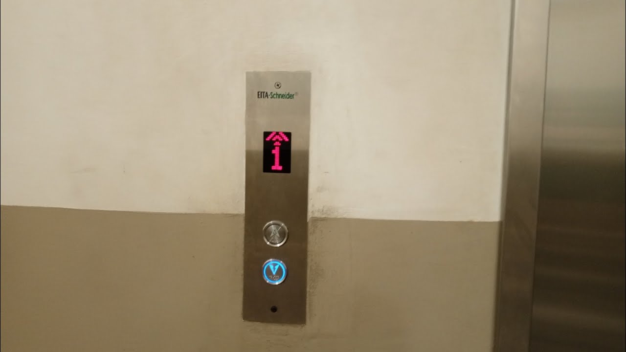 (3rd Take) EITA-Schneider Bomba Lift Traction Elevator - Vivacity Megamall Kuching 
