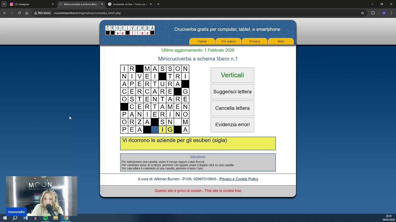 GLIELO DICE LA VALE SPèECIALE CRUCIVERBONE