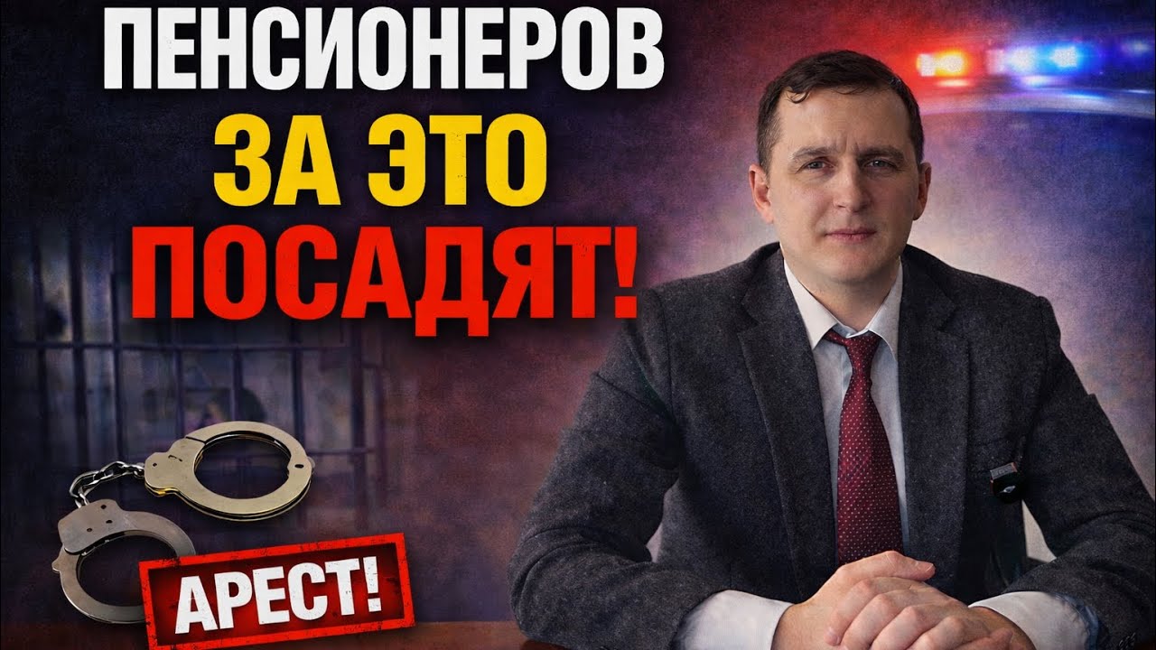 Пенсионеров за ЭТО посадят! Проверь себя и своих близких