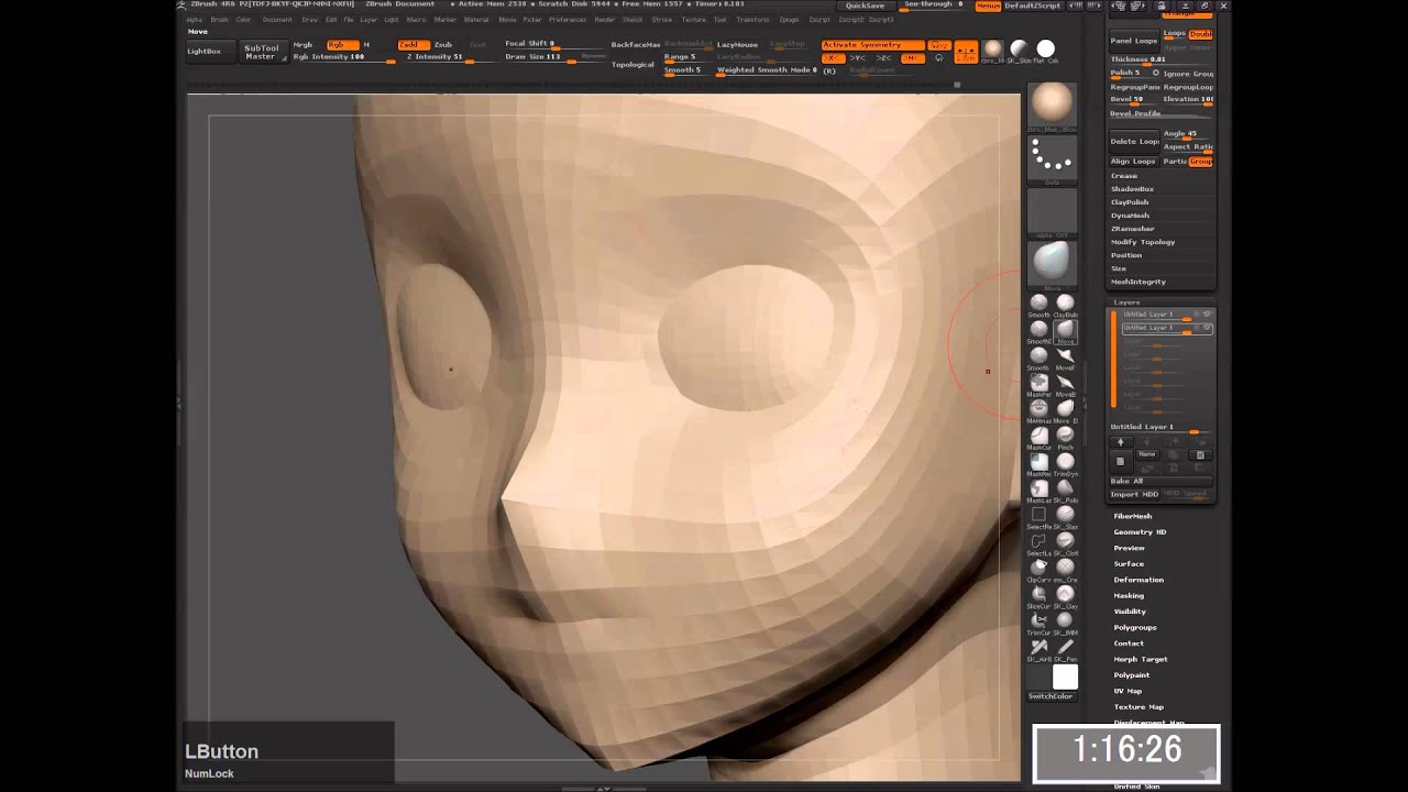 making a figure in zbrush
