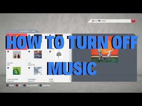 HOW TO TURN OFF MUSIC/SOUNDTRACKS ON FIFA 20!