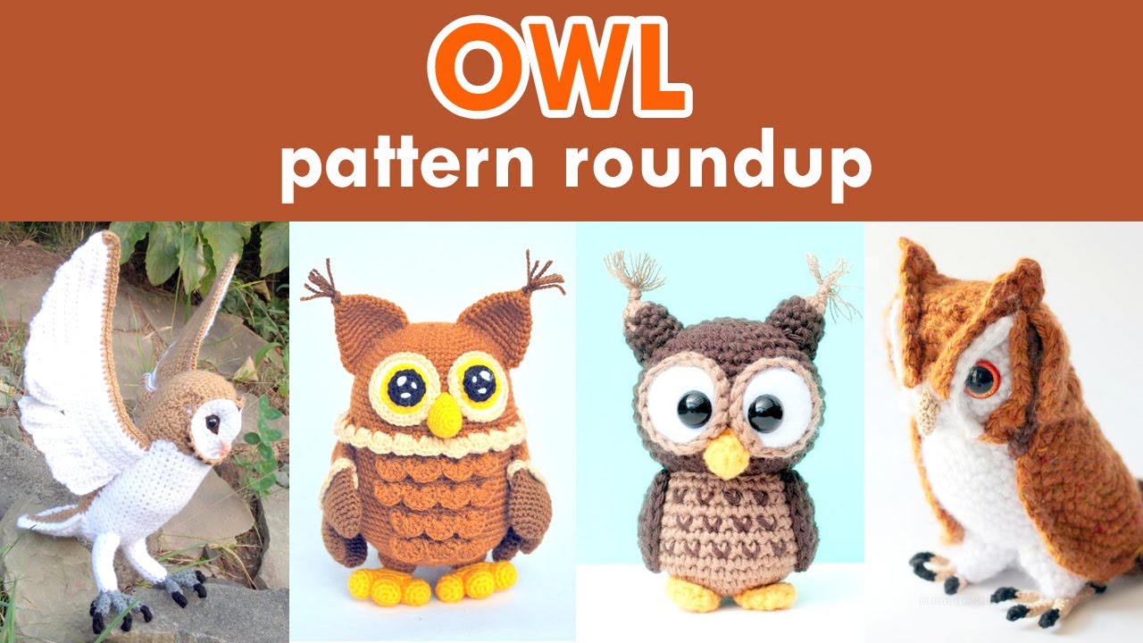 Owl Crochet Pattern Roundup!