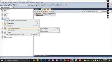 Deleting database and  tables and other  operation in SQLYog Ultimate @KaInfoTechPits  #sql #sqlyog
