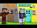 FAKİR GİZLİ KAPI VS ZENGİN GİZLİ KAPI! 😱 - Minecraft