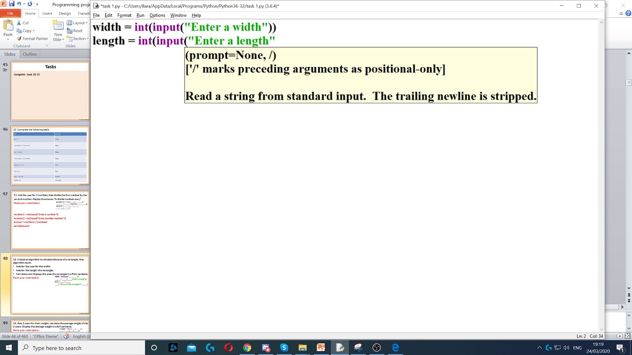 Task 12 - Data types - YouTube