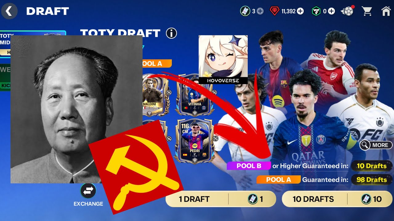 How the Chinese civil war cause fc mobile draft system 