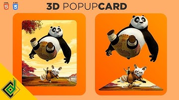 Animated 3D Card With Pure CSS | CSS 3D Animation