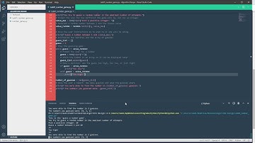 Python Lab01 Number Guessing Game
