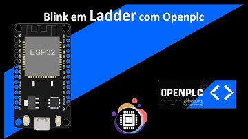 ESP32 Efeito blink em linguagem Ladder com OpenPLC