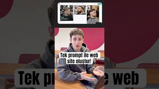 Bir prompt ile websitesi yaptım! #ücretsiz