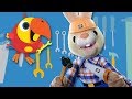 Harry The Bunny Song & Harry and Larry Compilation - The Carpenter | Toddler Learning Video Words