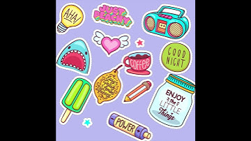 Sticker animation create by using after effects