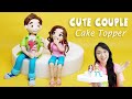 How to make a Couple Cake Topper | Couple cake topper | Couple Cake | Fondant Man | Fondant woman