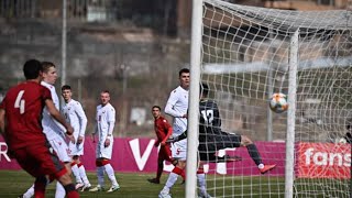 Seroj Titizian (Ararat) scores for Armenia U21 vs Belarus U21