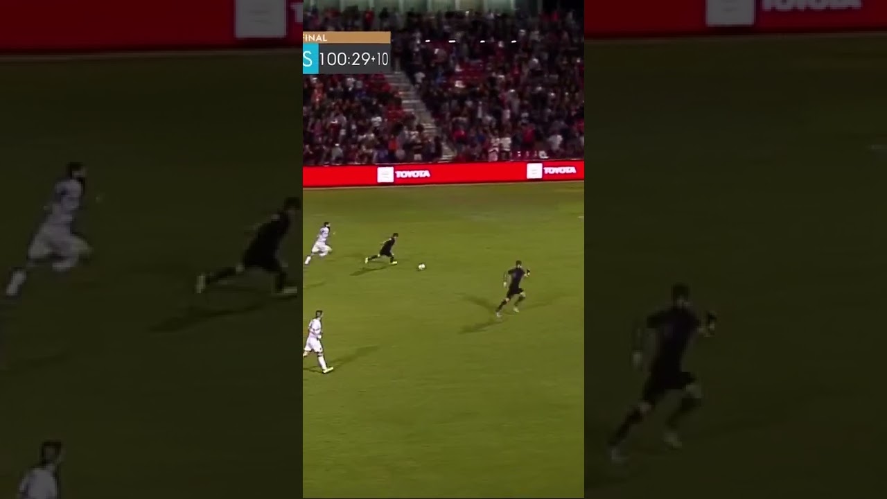 in the 100th minute of regulation! 