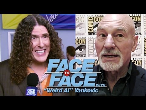 PATRICK STEWART Interviewed at Comic-Con by "Weird Al" Yankovic - Face to Face