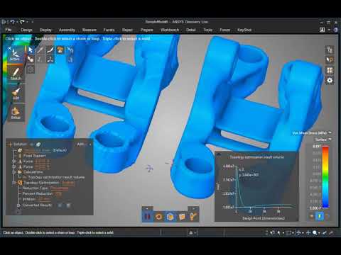 ANSYS Discovery Live for Topology optimization - YouTube