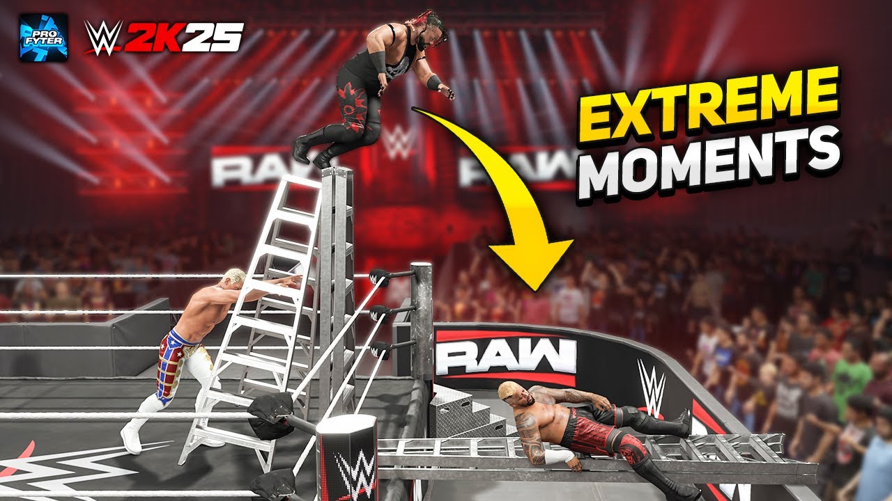 WWE 2K25 50+ Extreme Moments | THIS GAME IS INSANE, for real! 🤯