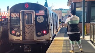MTA NYC Subway | IND Culver Line: R160 (G) trains @ Coney Island - Stillwell Av (G.O) | 04/11/26