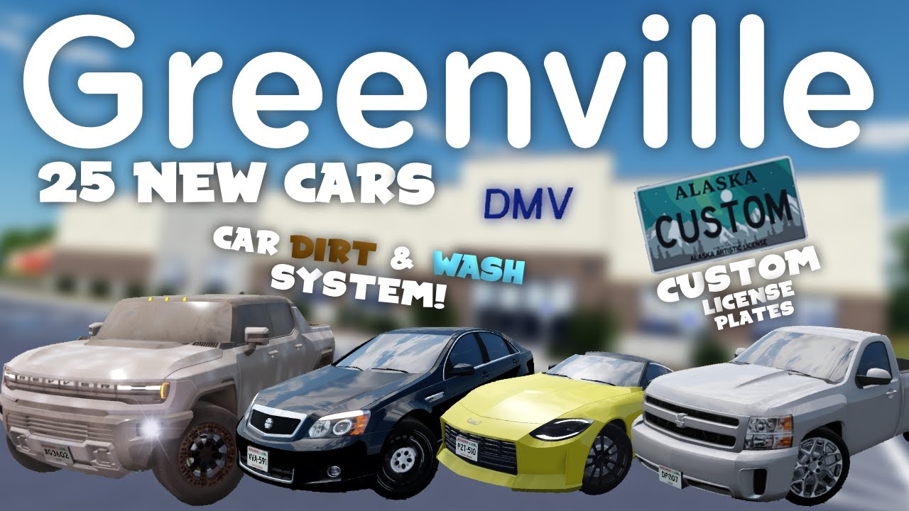 CAR DIRT & WASH SYSTEM, AUTOMATIC BRAKING SYSTEM, CUSTOM PLATES, CARS, & MORE! Roblox