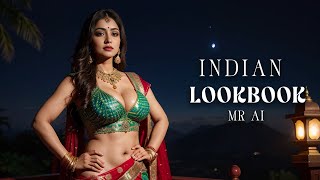 [4K] Ai Art Indian Lookbook Girl Al Art Video - Full Of Stars