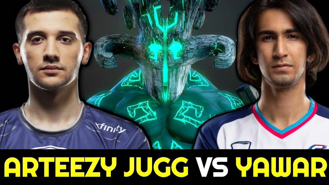 ARTEEZY vs YAWAR — RAMPAGE Juggernaut vs ULTRA KILL Riki 7.28 Dota 2