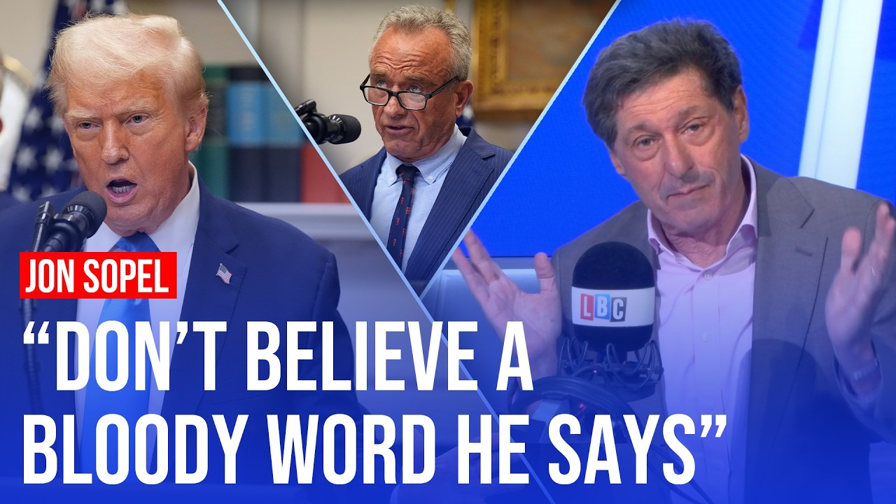 'Based on no real evidence': Jon Sopel on Trump's Tylenol takedown