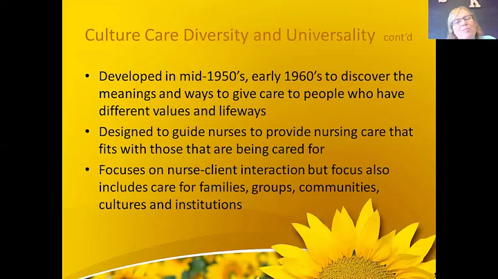 Caring overview and Leininger's theory