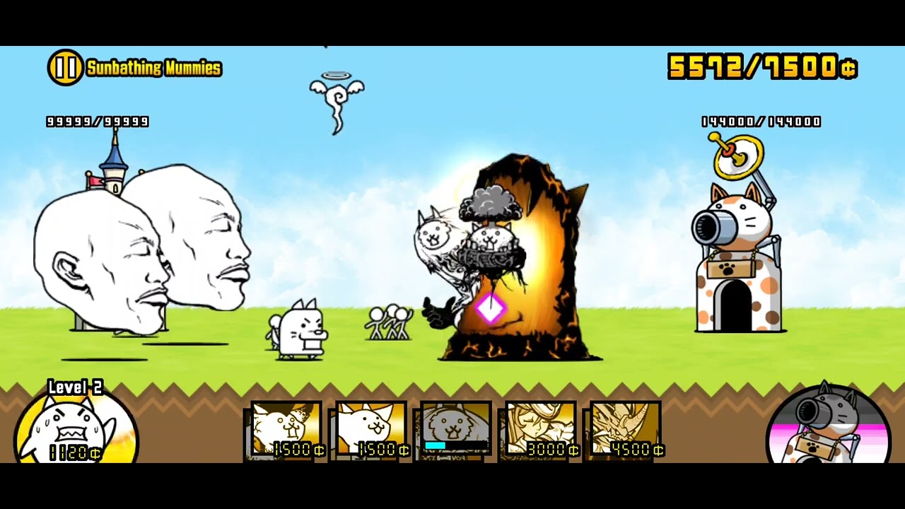 Battle Cats Sunbathing Mummies ⭐️ - Ritual Happiness Stage 4