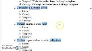 Ablative Absolute WS 2