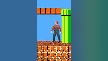 Mario Got TRAPPED by Invisible Blocks?! Coin Greed Gone Wrong 😭💀🧱 #mario #supermario #fail