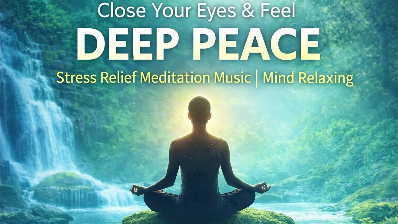 Close Your Eyes & Feel Peace | Guided Meditation Sleep | ध्यान संगीत 🕉️🧘‍♂️