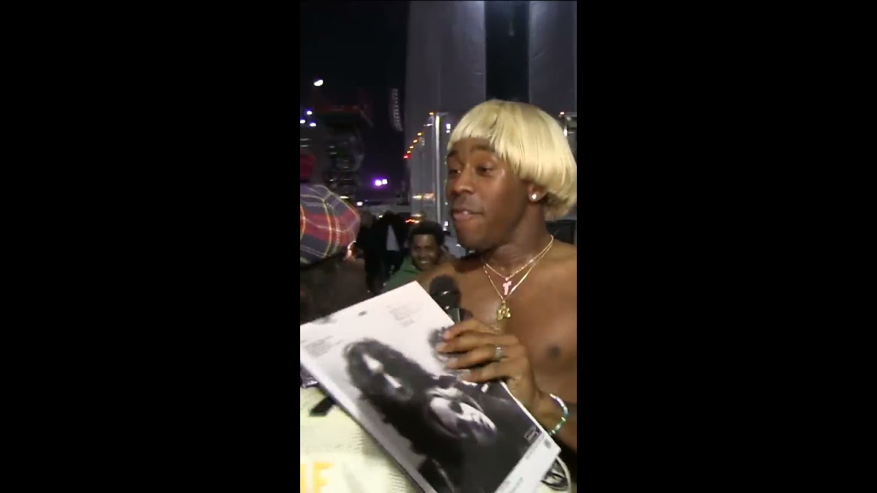 Tyler The Creator Gets Excited Over Nardwuar S Gift To Him Tylerthecreator Shorts