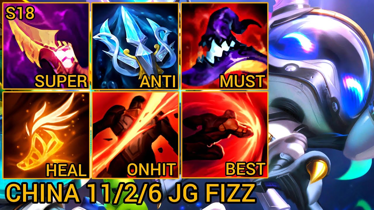 Fizz S Rating Jungle 11/2/6 - China Server Wild Rift Season 18 New Build Best Tier By Tiarty