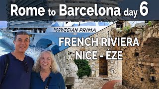 The Best Views in France? Nice & Èze Medieval Village, NCL Prima Cruise Vlog senior silver travelers