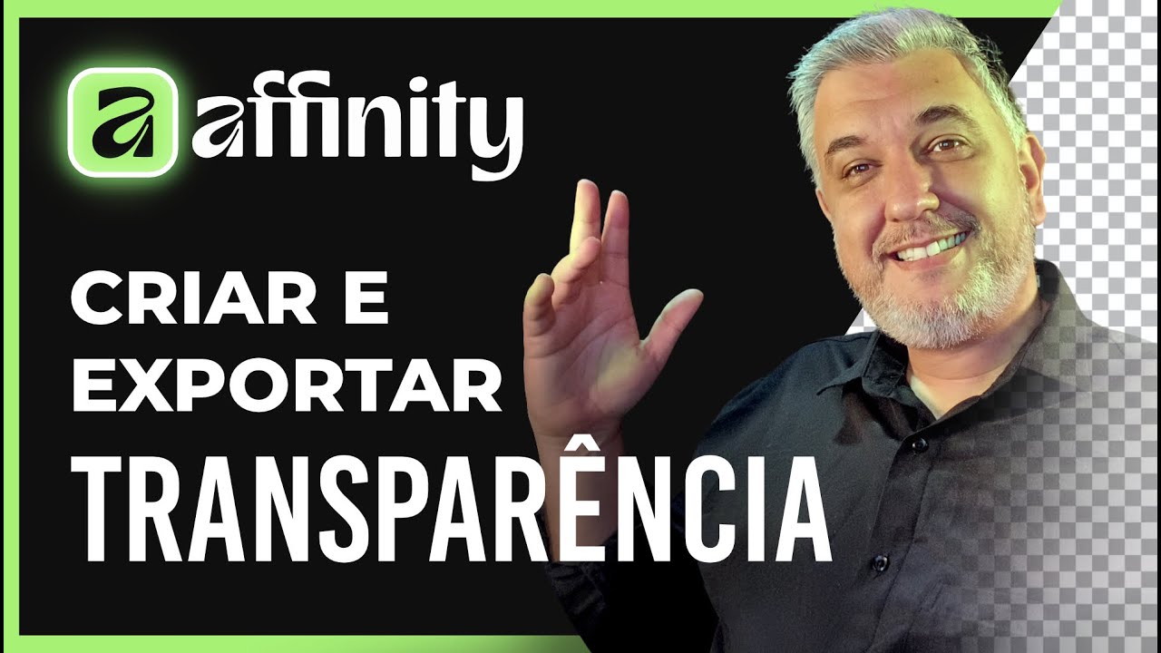 Como Usar a Ferramenta de Transparência no Affinity 2025 (Exportar PNG com Fundo Transparente)